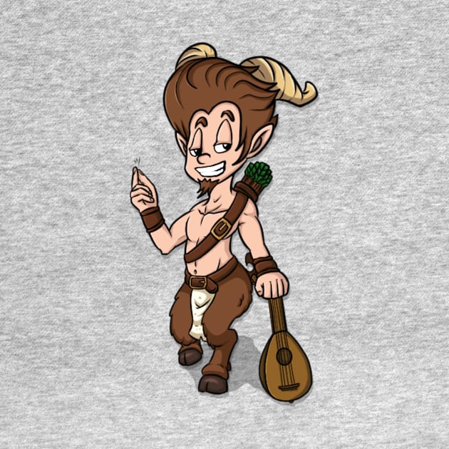 Satyr Cartoon by LoonieCoon